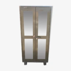 Old Green Glazed Metal Cabinet -Bookcases Sales fa23b6fb 8e4e e05e 8924 129ccd26081c