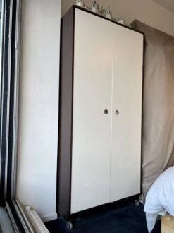 Vintage Wardrobe 70' Chocolate / Ecru Colors -Bookcases Sales fa948e29 a74c 4f4c 83eb e97f739d8523