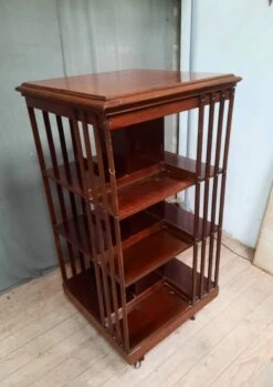 Large 19th Century Revolving Bookcase -Bookcases Sales fb36efea 22d8 419e 8fc3 f1c8aeef8329