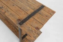 Industrial Side Table With Metal Frame And Wooden Top And Removable Platform, Belgium, 1920 25 Industrial Side Table With Metal Frame And Wooden Top And Removable Platform, Belgium, 1920 -Bookcases Sales fbf66f2e d98e 4d93 b64a 6b9f4d1fde53