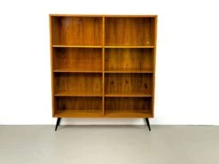 Danish Teak Bookcase From Omann Jun, 1960s -Bookcases Sales fc56a39c 14c8 449a 8e00 45e34d40ce81