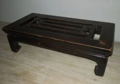 Antique Chinese Low Table With Fretwork Top And Horse-hoof Feet, 1900 -Bookcases Sales fcbb07e1 9bf2 49ba abed 68773acb5f5d